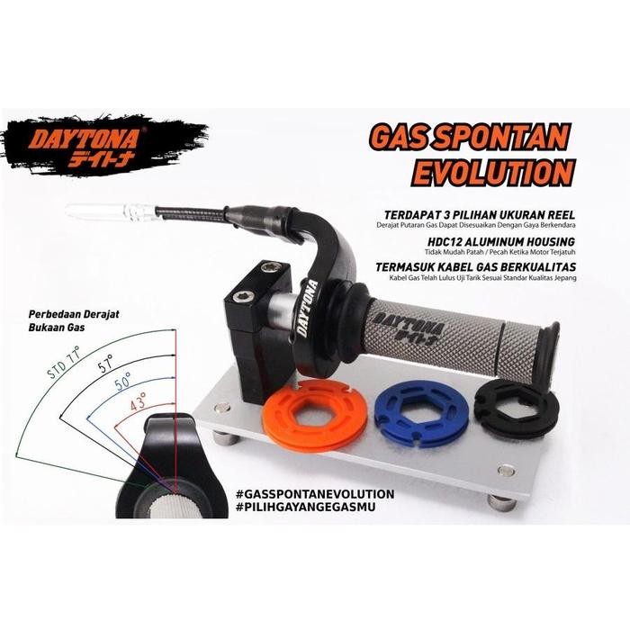 Gas Spontan DAYTONA 2 Kabel DAYTONA