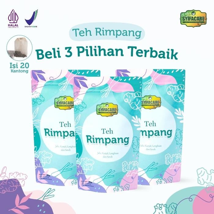 

Paket Hemat 3 Pcs Teh Rimpang - 100% Herbal Alami Tanpa Pengawet
