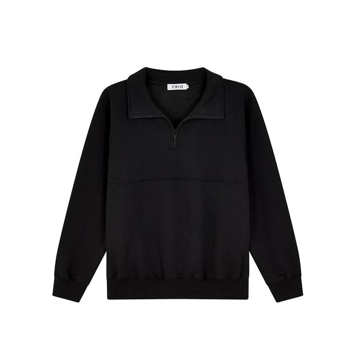 FRIO Half-Zip Sweatshirt Black
