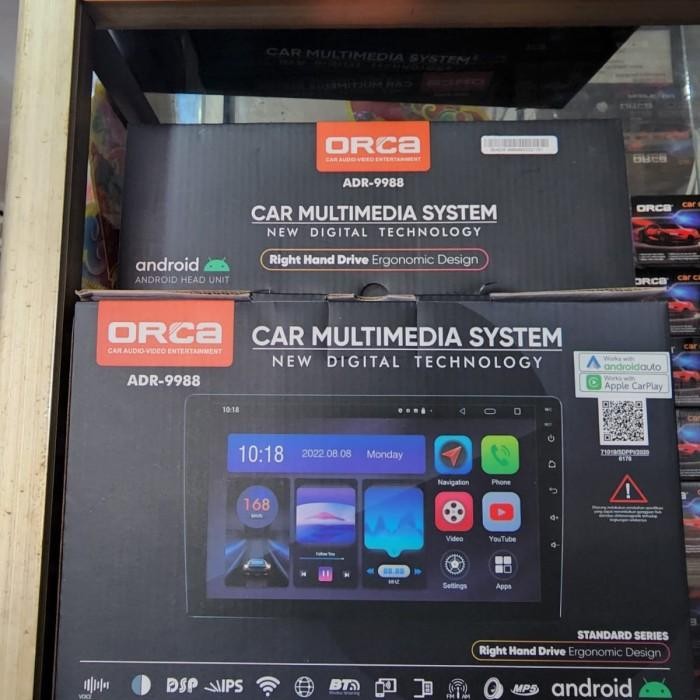head unit android 9 inch orca adr 9988 voice command