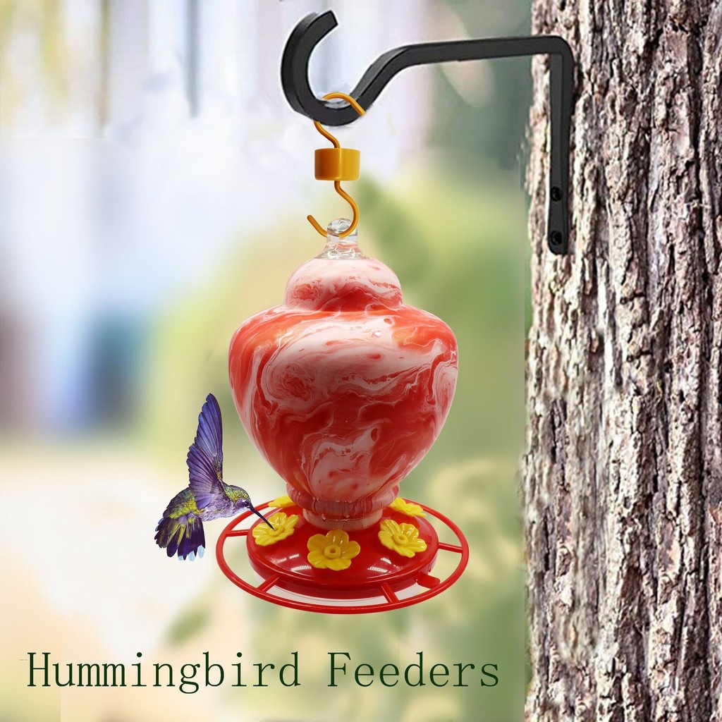 Outdoor Hanging Hummingbird Feeder Detachable Leak Proof Bird Feeder