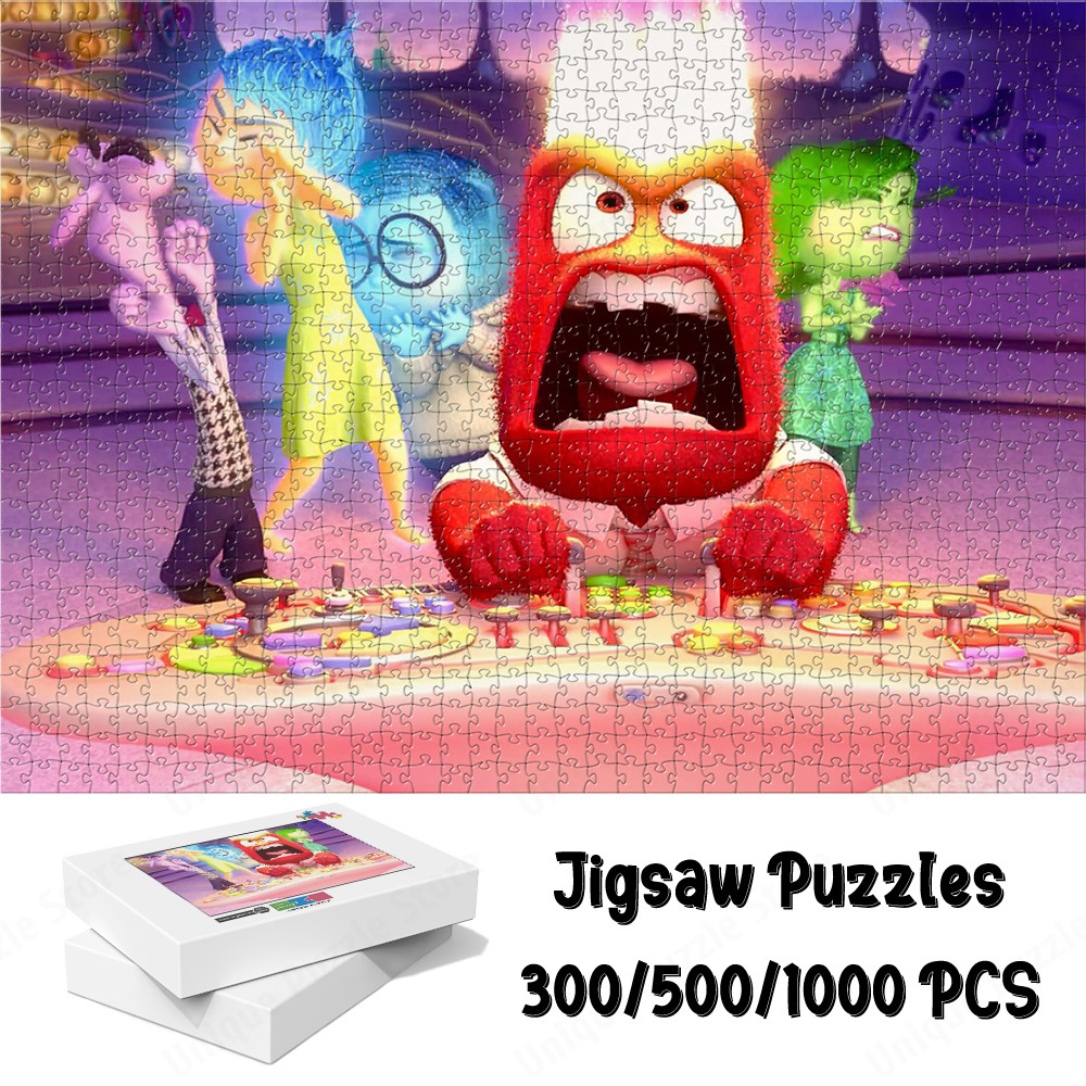 Inside Out Characters Jigsaw Puzzles Pixar Series Cartoon Movie Games