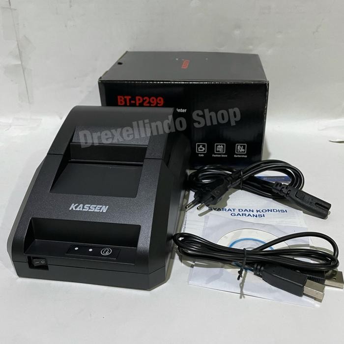 

Printer Kasir Thermal Kertas 58Mm Kassen Bt-P299 /. Btp299 Usb Dan Bluetooth Terbatas