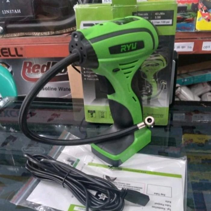 Kompresor mini RYU RCV 12V/Pompa angin ban mobil dc mini air compresor