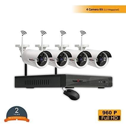 High Quality HD 4 Channel H264 Wireless NVR & IP CCTV Kit DVR Wifi