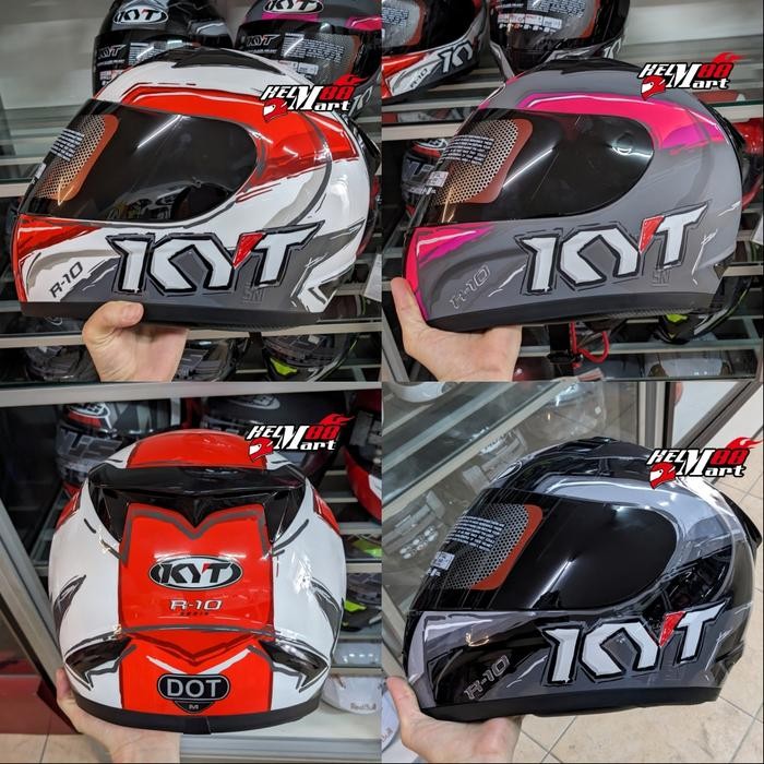 Helm KYT R10 #6 - Helm Full Face KYT R-10
