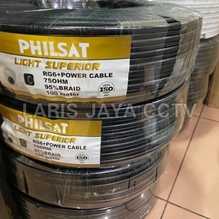 KABEL CCTV COAXIAL RG6 + POWER 100m Philsat