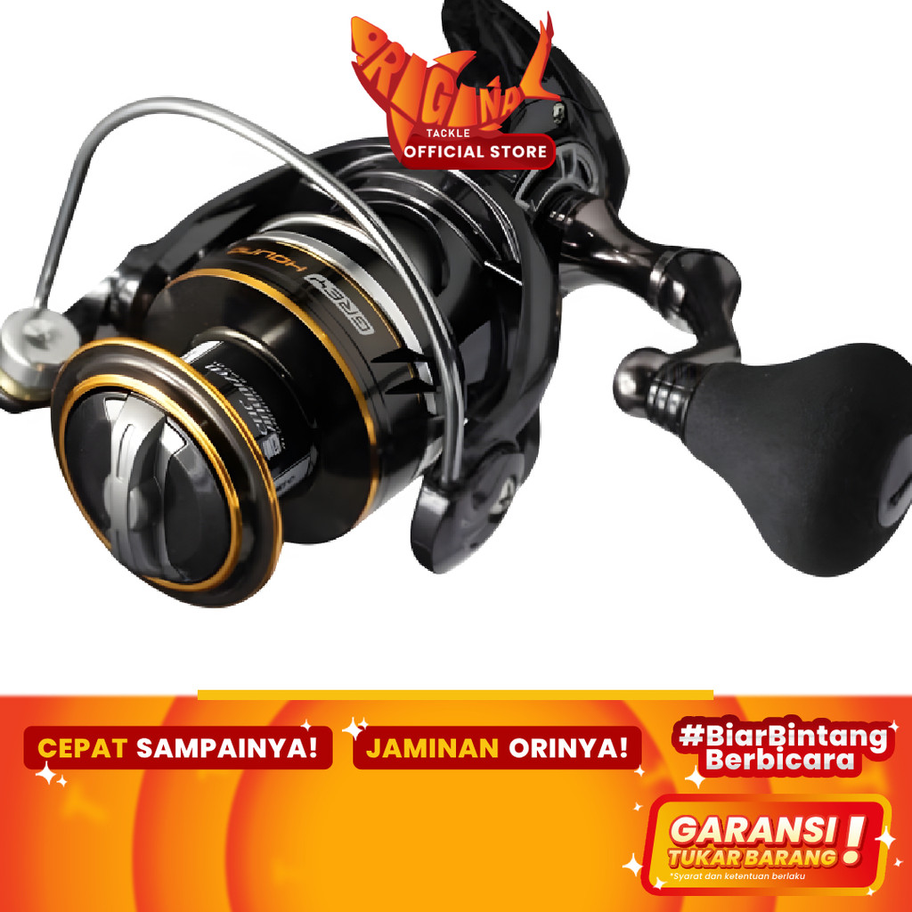 Reel Pancing Spinning Daido Grey Hound Power Handle SW Graphite 3000 1000 2000 4000 6000