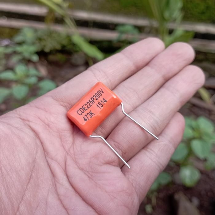 KAPASITOR TONE GITAR SPRAGUE ORANGE DROP USA 473K 47NF 473 473J 047UF