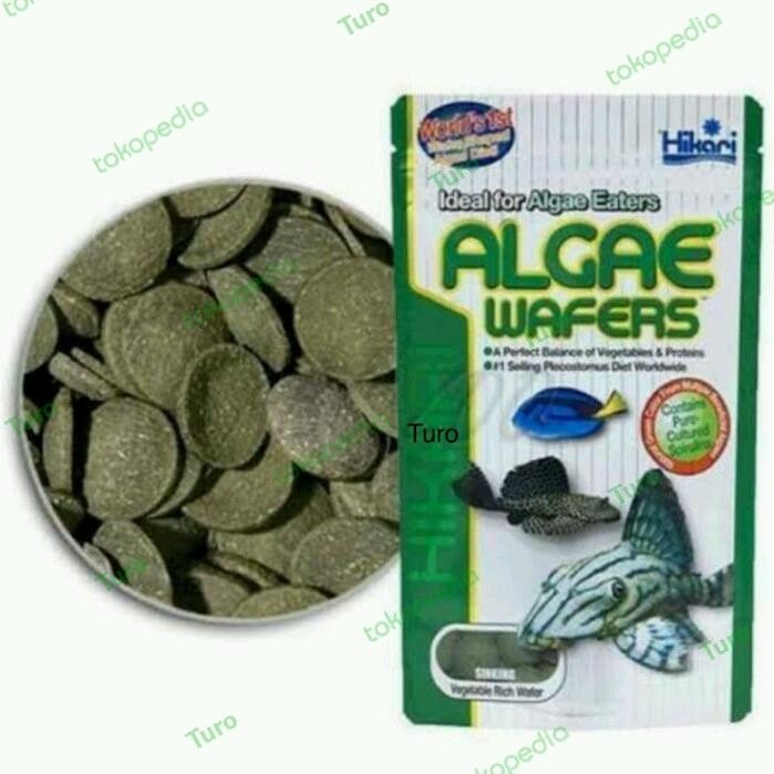 hikari algae wafer 82g 82 gram makanan pakan wafers ikan sapu pleco