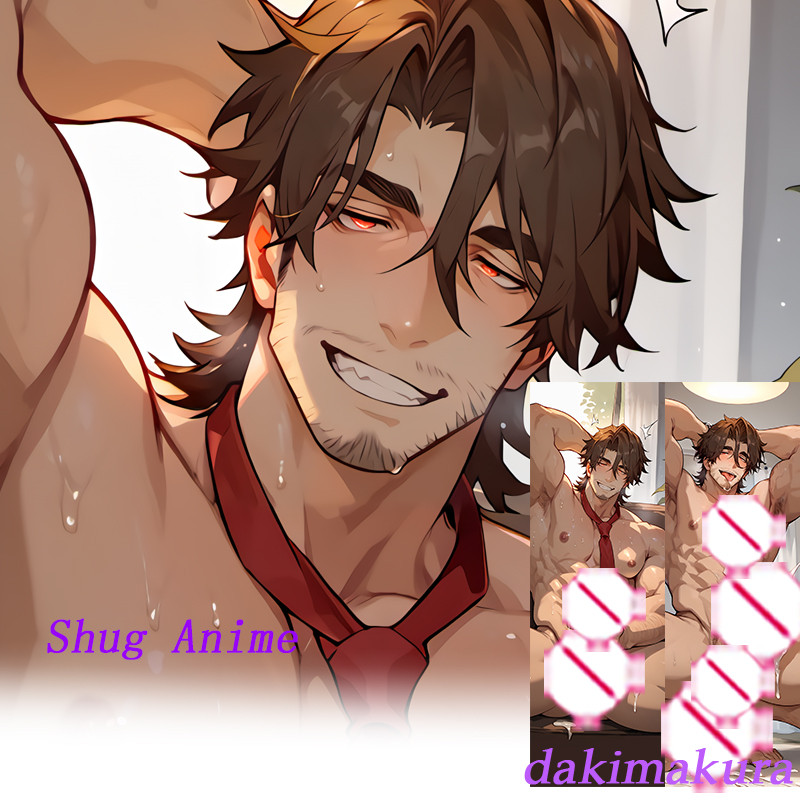 Dakimakura Anime Gallagher Honkai Star Rail futa Double-sided Print Life-size Body Pillow Cover