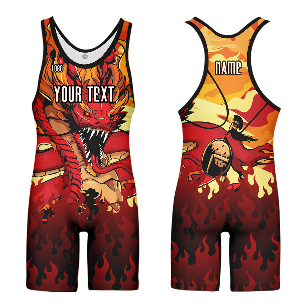 Custom Sublimated Wrestling Singlet Slim Fit Powerlifting Singlet for Men Women Youth Plus Size