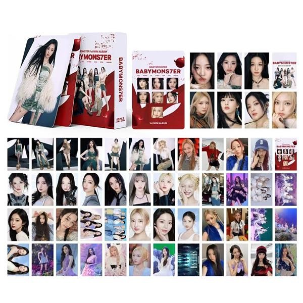 

photocard BabyMonster BabyMons7er 1st mini album 2 sisi 55pcs agk141