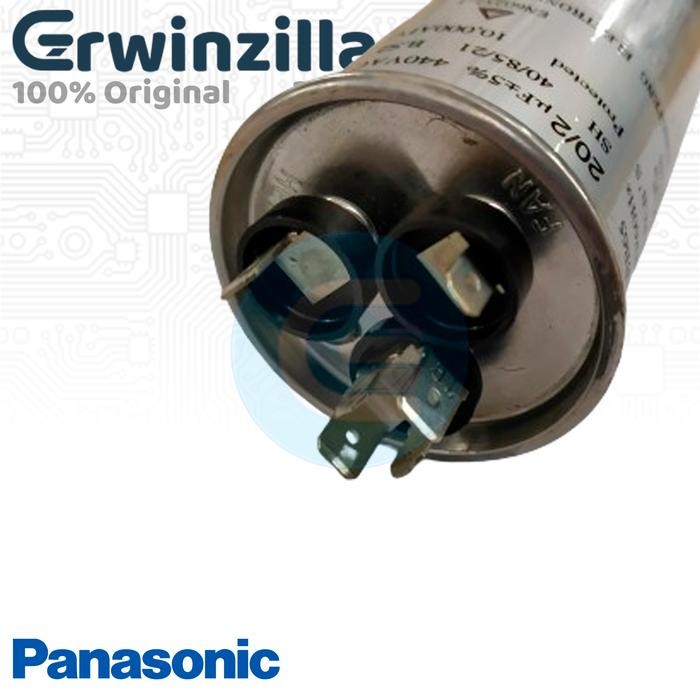 Dual Kapasitor Kompresor 20+2 20/2 uF AC 1 PK Panasonic Model R32 SKJ
