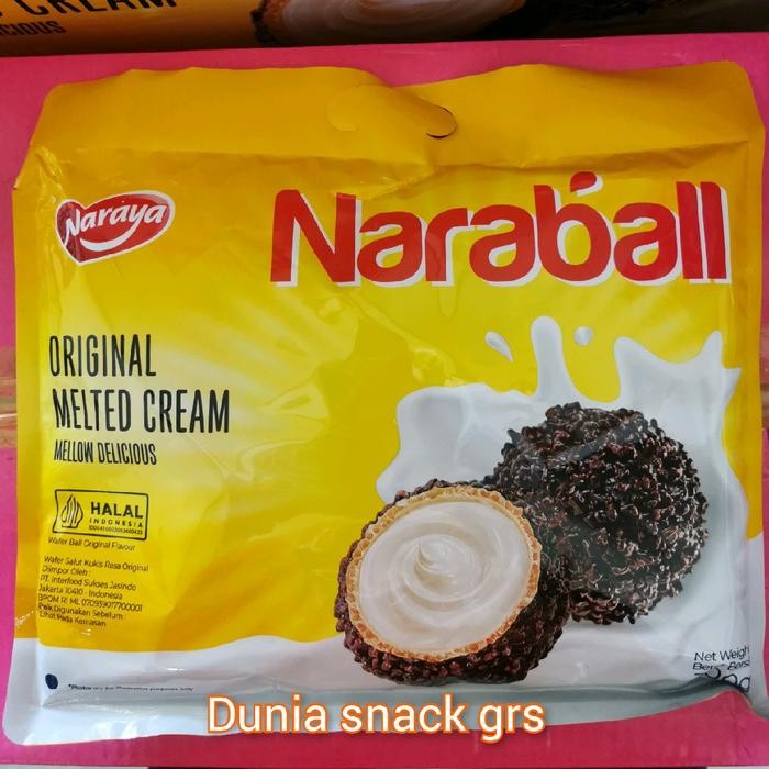 

New Naraball 300gr impor varian coklat original strawbery Cookies Wafer Snack Food Manis Cemilan