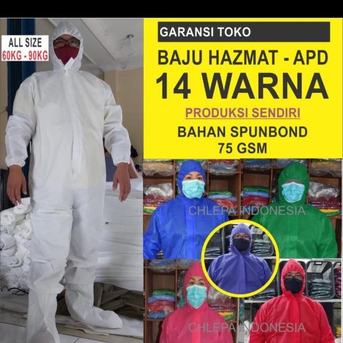 New baju hazmat murah / baju apd suit / baju hazmat