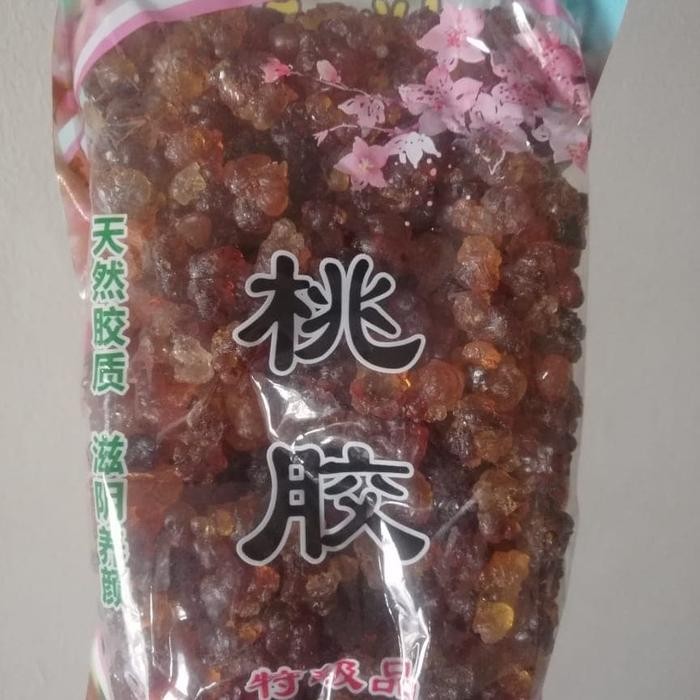 

Natural Tao Jiao Peach Resin Peach Gum 500gr Taojiao Peach Gum Dessert