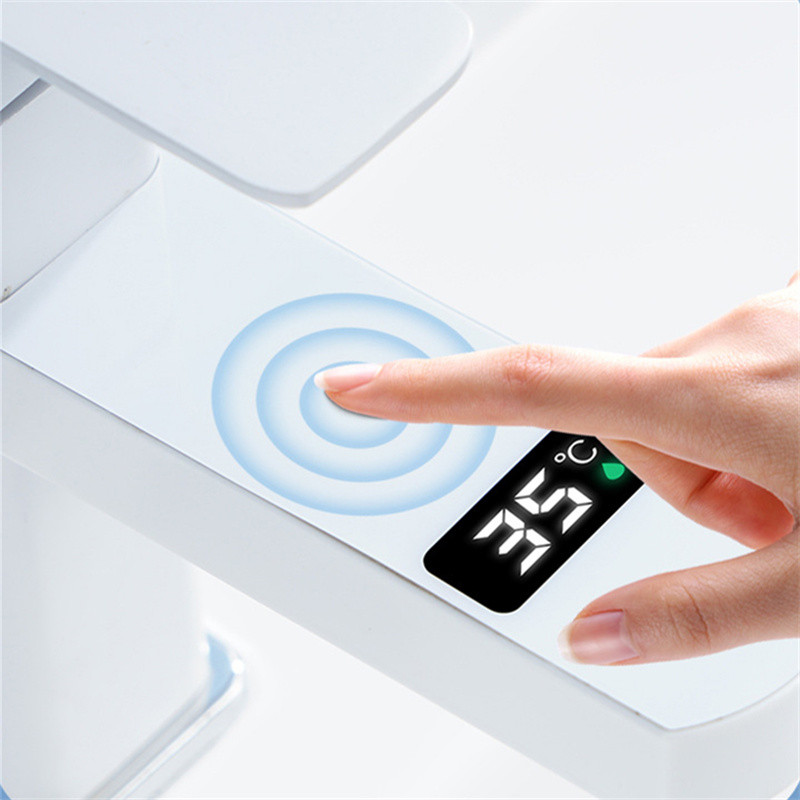 

Touch LED Digital Temperature Display Basin Faucet Hot Cold Mixer Tap Ceramic Valve Core Kitchen