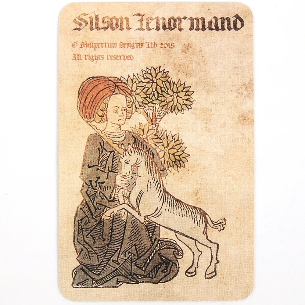 

1Pcs Deck Tarot Silson Lenormand Tarot Deck High Quality Divination Board Games Party Entertainment