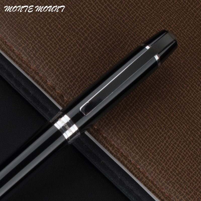 

MONTE MOUNT high quality black roller ball Pen with school Office Stationery luxury birthday gift