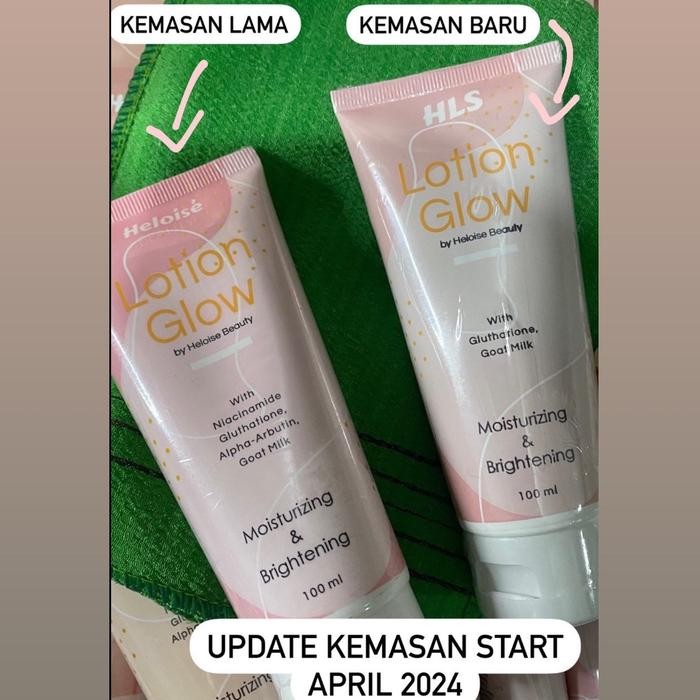 onj Paket Super Brightening Jerawat punggung & Bekas Luka Heloise Beauty (lotion glow + glow soap