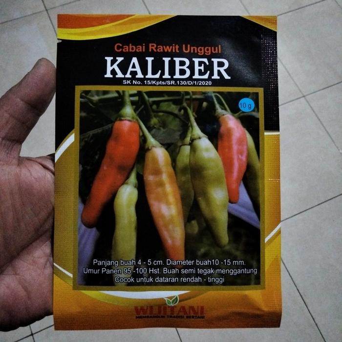 (Allthebest) Benih Cabe Rawit KALIBER 10 Gram - Bibit Cabe KALIBER - CRM KALIBER