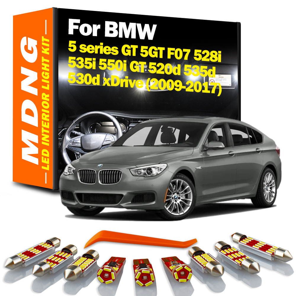 MDNG 26Pcs Canbus LED Interior Light Kit For BMW 5 series GT 5GT F07