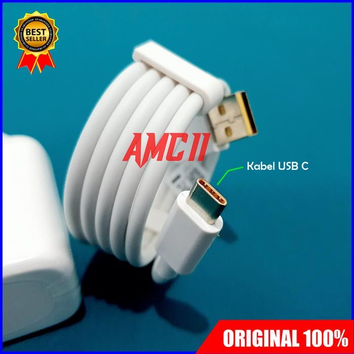 Charger Realme 7 Pro Super Dart 65 Watt ORIGINAL 100% USB C