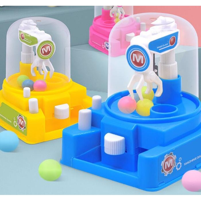 Allthebest Mesin Capit Bola Mainan Mini Ball Catcher Candy Machine Jepit Permen