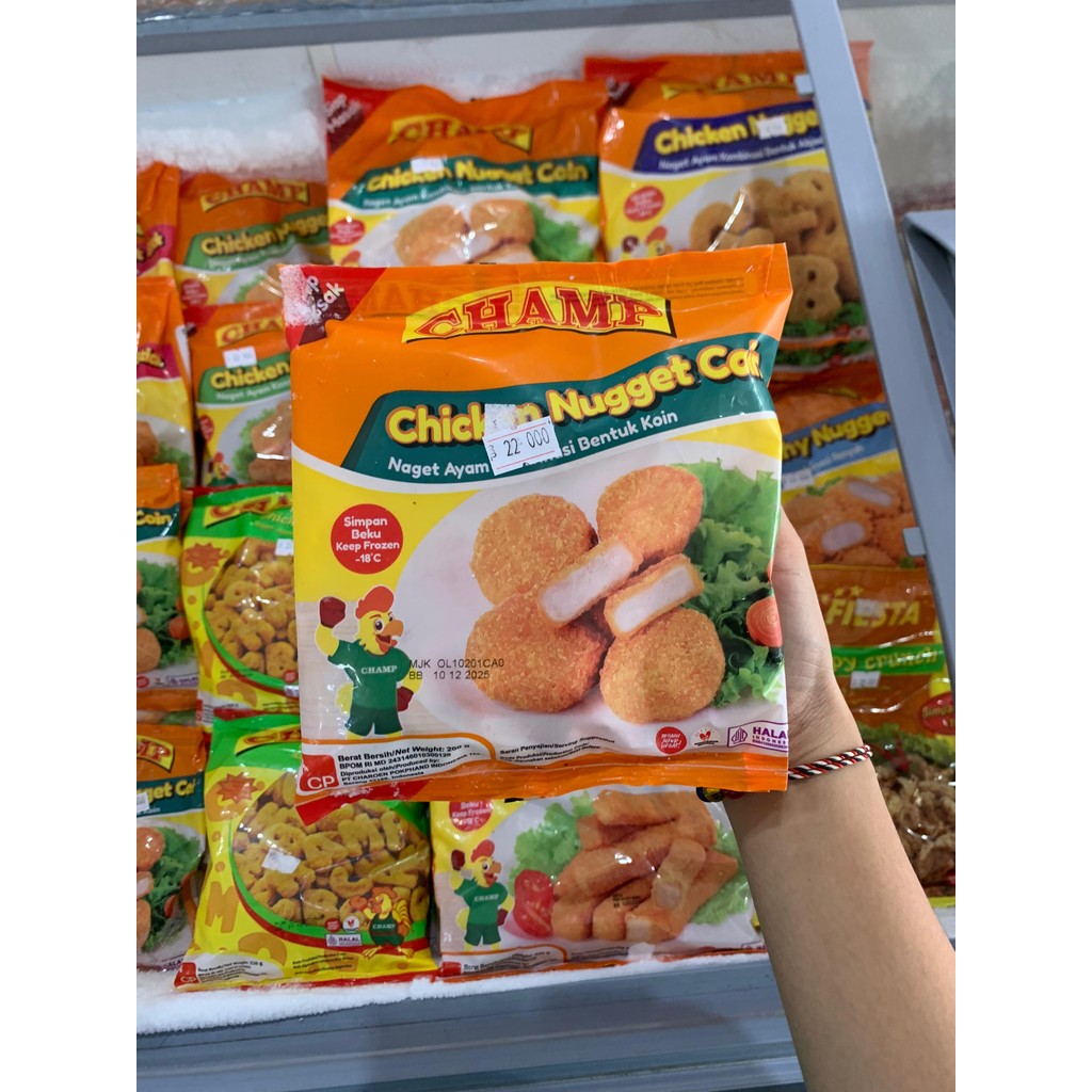 

CHAMP CHICKEN NUGGET COIN 200G