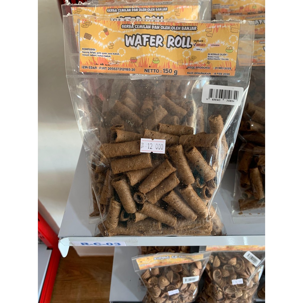 

MAICA WAFER ROLL RASA COKLAT 150G
