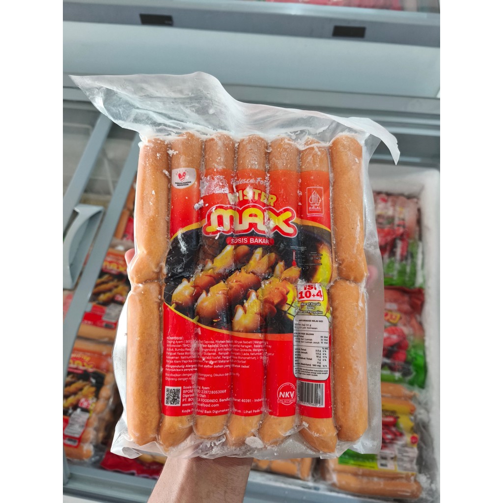 

MISTER MAX SOSIS BAKAR ISI 10+4 500G