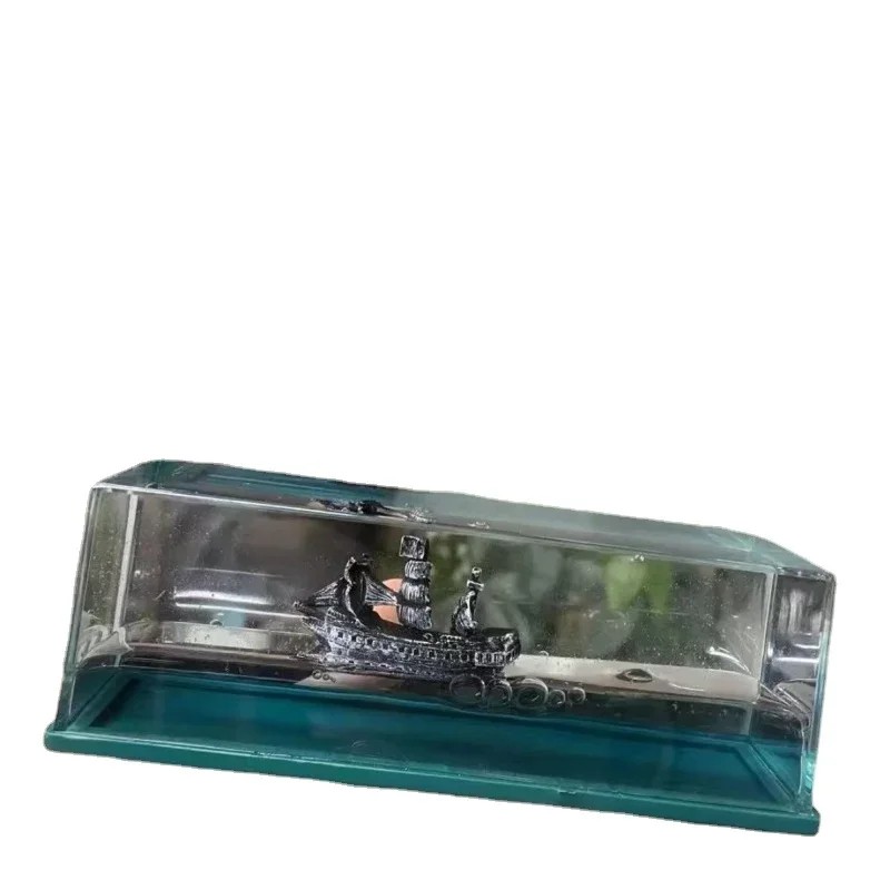 Black Pearl Pirate Ship Cruise Ship Fluid Drift Bottle Never Capsize Desktop Decompression Decoratio