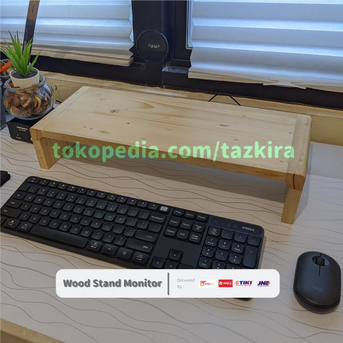 (Allthebest) Wood Stand Monitor / Stand Kayu Monitor