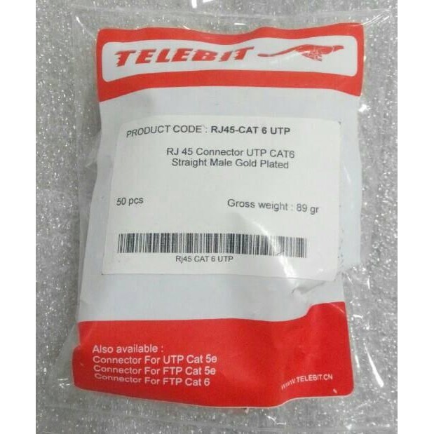 (Allthebest) Telebit Konektor RJ45 Cat6