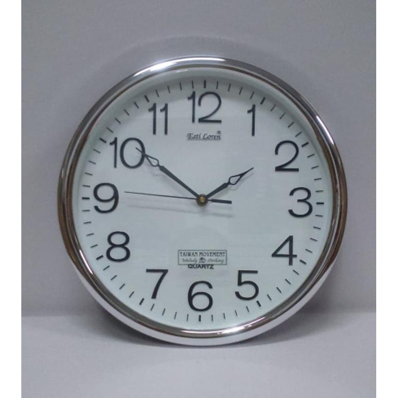 JAM DINDING ESTI LOREN MELODY STRIKING BUNYI MUSIK DIAMETER 32CM