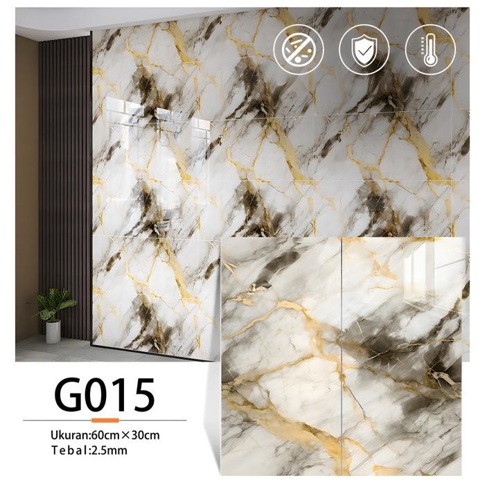 TERBARU Wallpaper Dinding 3D Anti Lembab & Anti Minyak Ukuran 30cm x 60cm per lembar, cocok untuk