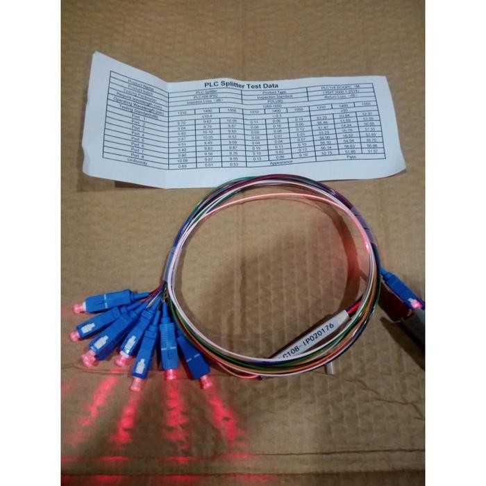 (Allthebest) SPLITER 1X8 PASIF WARNA FIBER OPTIC