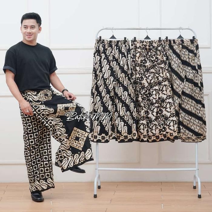 

NYBEBY26 SARUNG CELANA INSTAN DEWASA BATIK CAP TULIS MODERN ALAT SHOLAT LEBARAN