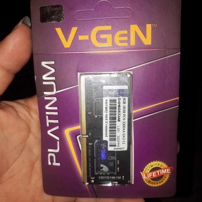 Sodim Ddr4 8Gb 3200Mhz Vgen Platinum
