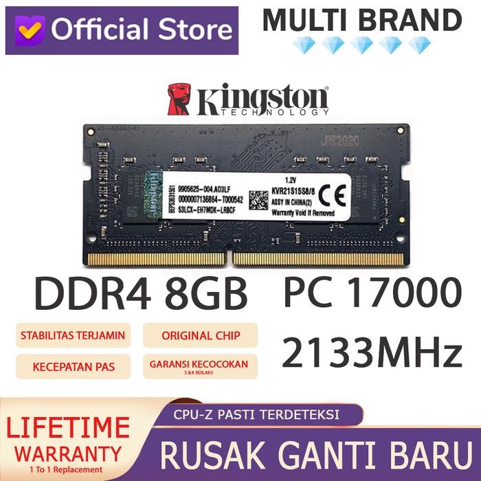 Ram Laptop Kingston Ddr4 8Gb 17000/2133Mhz Ori Ram Nb Ddr4 8Gb 2133Mhz