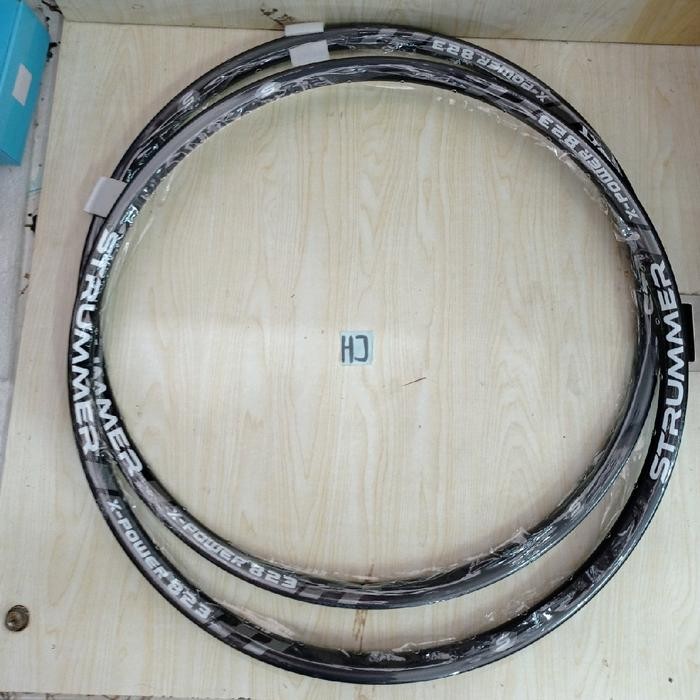 Rims Velg Rim 27.5 Strummer X Power 823 Hitam 32H Lebar 3.2 Per PCS
