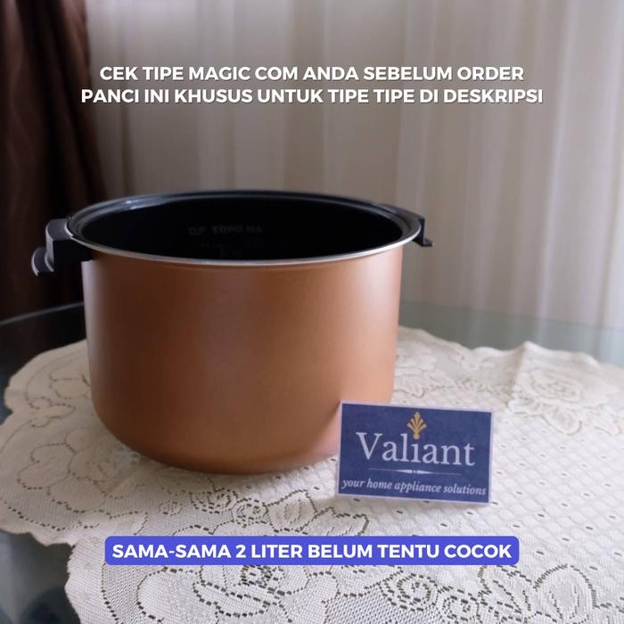 Panci Teflon Inner Pot Magic Com Yong Ma 2 Liter (WING)