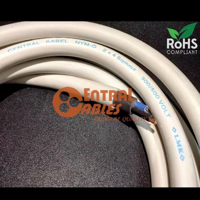 Sni Central Kabel Nym 2X4 Sqmm 500V Lmk Meteran ( Kabel Nym 2X4Mm )