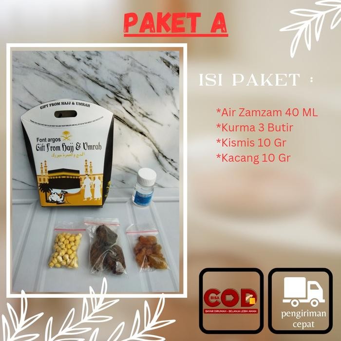 

Paket 25 Pcs Oleh-Oleh Haji & Umroh Kemasan Hemat Segar Dan Lengkap -Dus , Bag, Snacks, Gift,