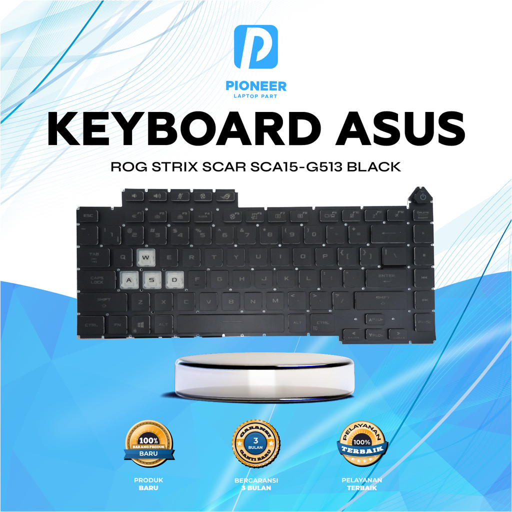 Keyboard Asus Rog Strix Scar sca15-g513 Black