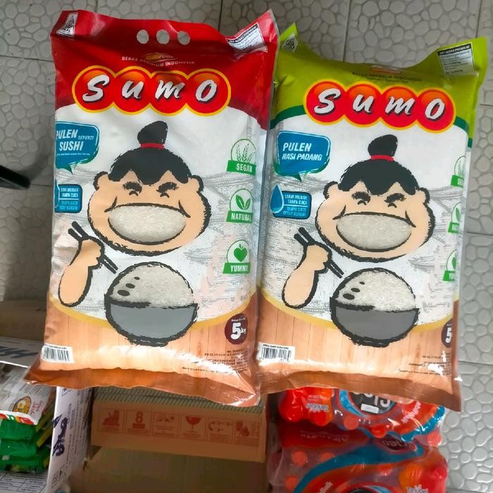 

Beras Putih Sumo Hijau Pulen Nasi Padang Food Rice