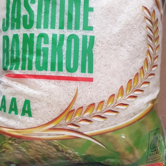 

Beras Jasne Bangkok 5 kg Preum Quality Beras Long Grain & Pulen