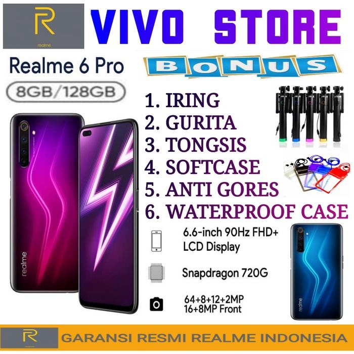 REALME 6 PRO RAM 8/128 GB GARANSI RESMI REALME INDONESIA
