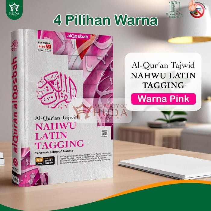 

Al Quran Tajwid Nahwu Latin Tagging SEDANG Ukuran A5 Terjemah Perhuruf Perkata Edisi Terbaru 2024